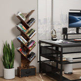 Bellemave® 9 Tier Tree Bookshelf with Drawer - Bellemave